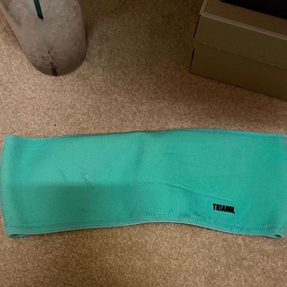 Triangl Swimwear Bandeau - Aqua Blue